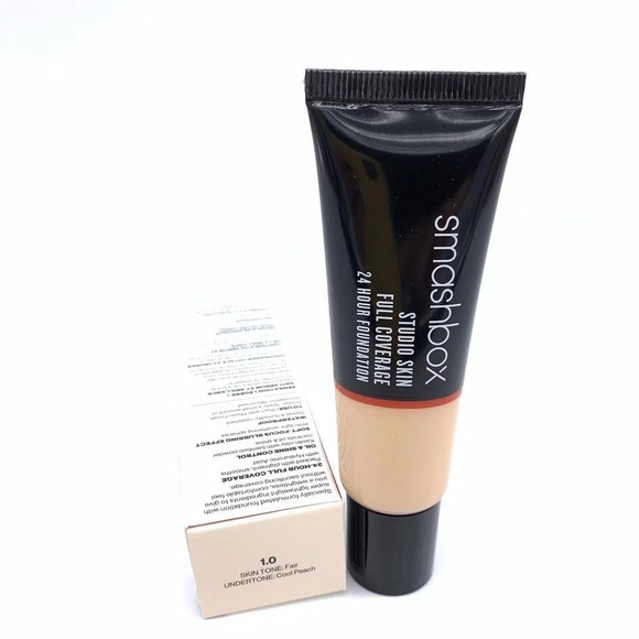 Smashbox Studio Skin 24 Hour Wear Hydrating Foundation Fair Cool Peach Shade 1.0 - Picture 1 of 4